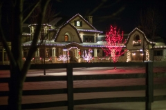 Professionally designed holiday lighting display near Fox Cities, Wisconsin